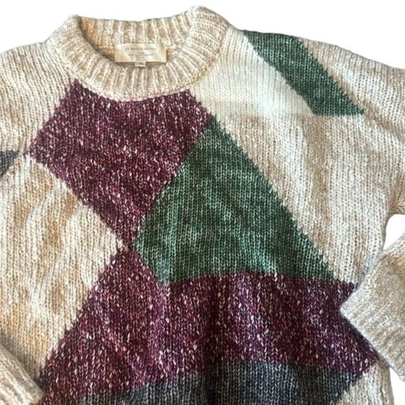Sézane Pull Nathanael Sweater Knitted Long Sleeve Women's Multi Size XS NWOT - Picture 6 of 8
